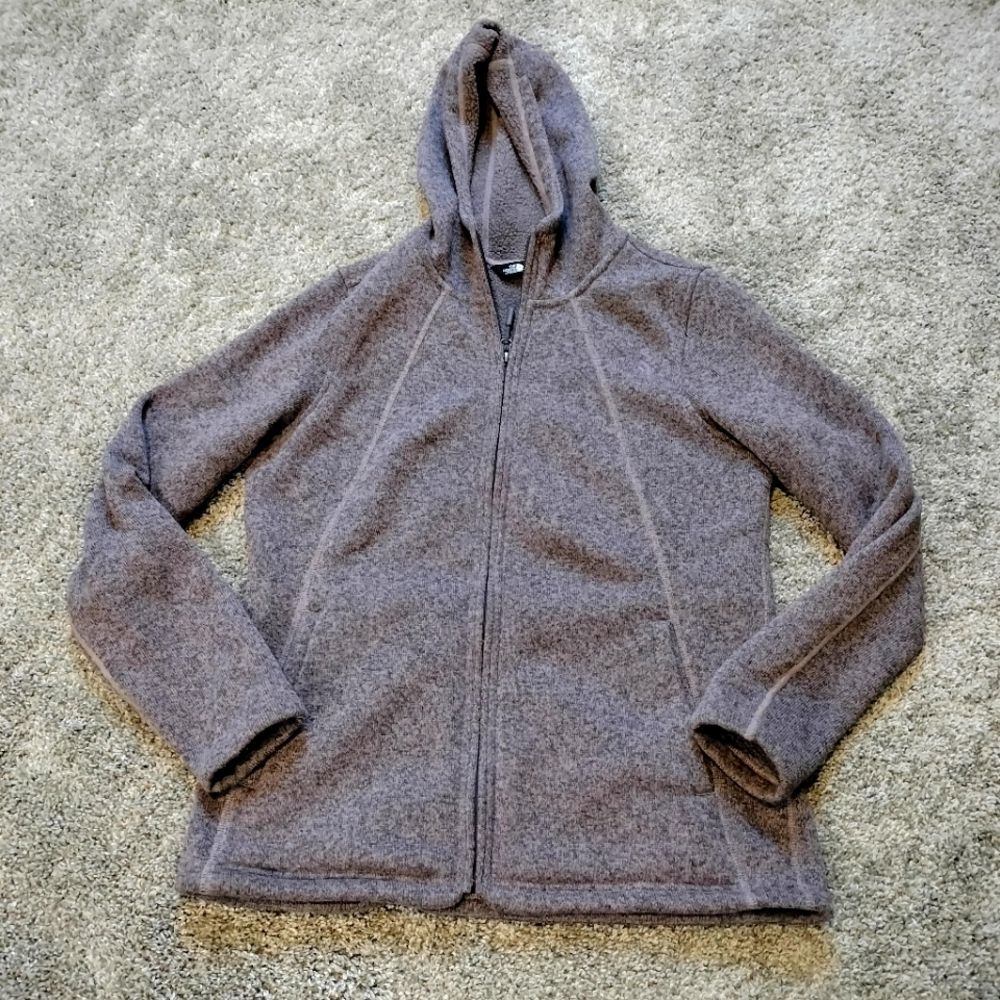 Women's The North Face Purple Full Zip Hoodie Sz Large